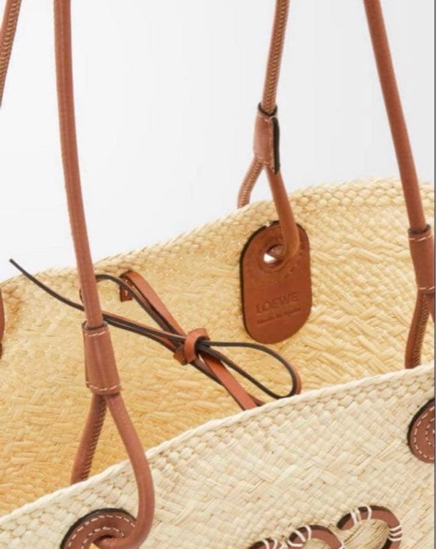 【エマ】LOEWE / ロエベ アナグラムバスケットバッグ　ミディアム