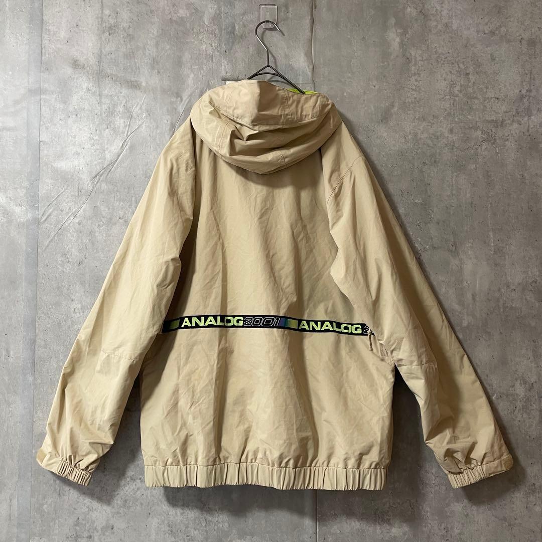 Burtonバートンスキーウェアスノーボードジャケットパーカーフードベージュ希少