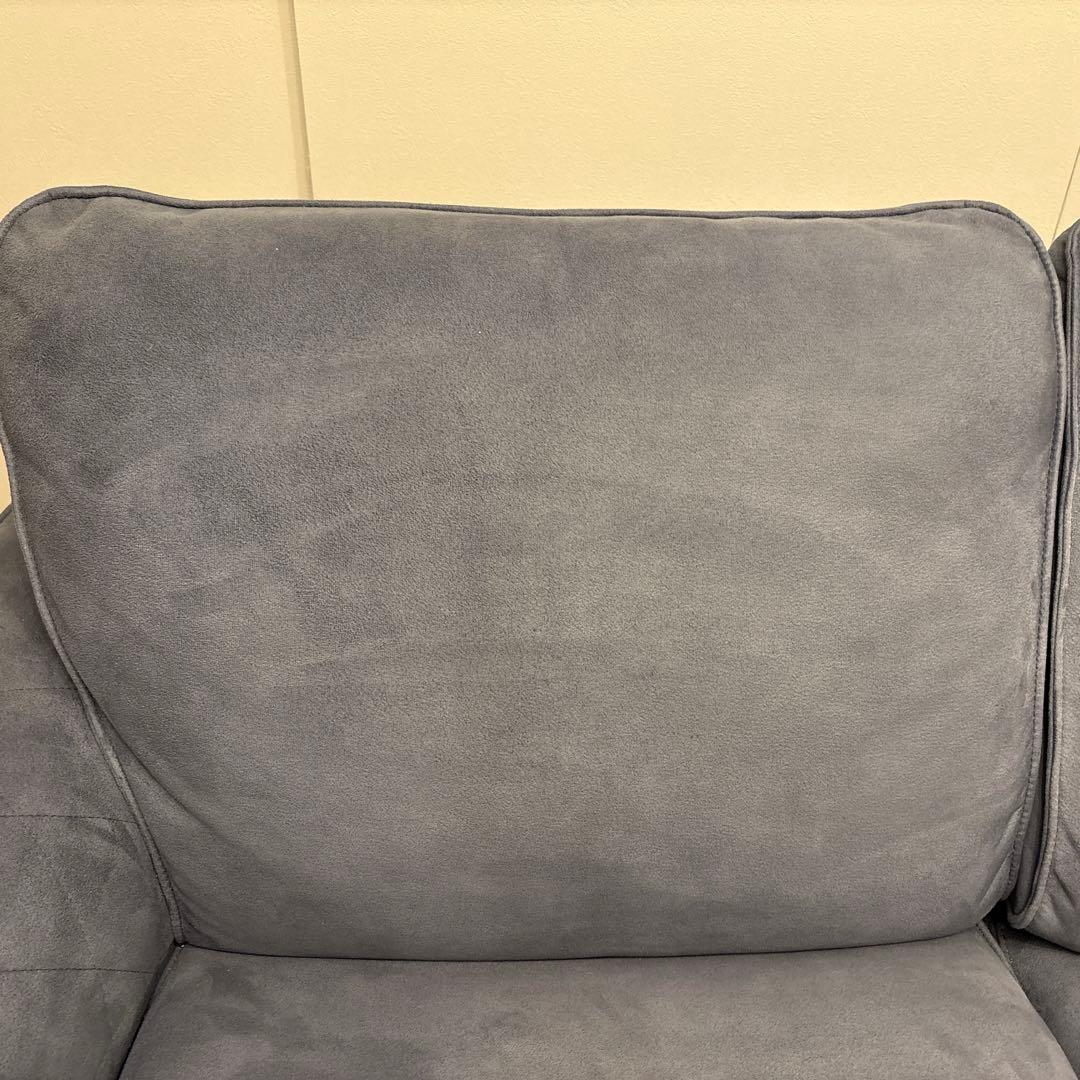 送料込 関家具 クラッシュゲート 2人掛けソファ ヘッドレスト付き