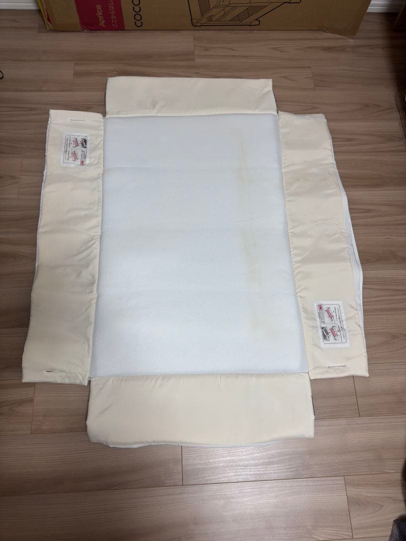 【良品格安】Aprica ベビーベッド ココネルエアー AB グレーベアー