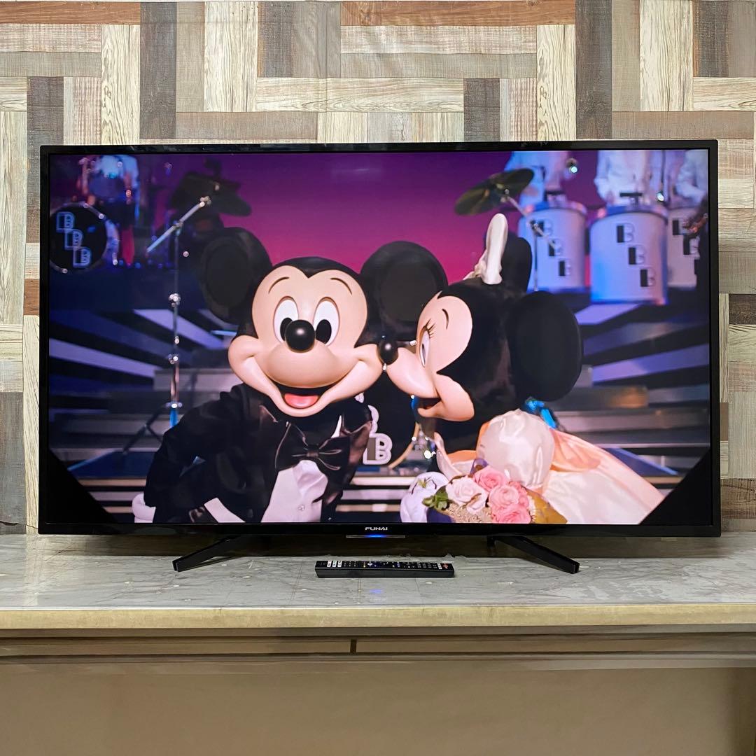 全国送料込❣️フナイ55型4K録画機能1TB付Androidテレビネット動画視聴