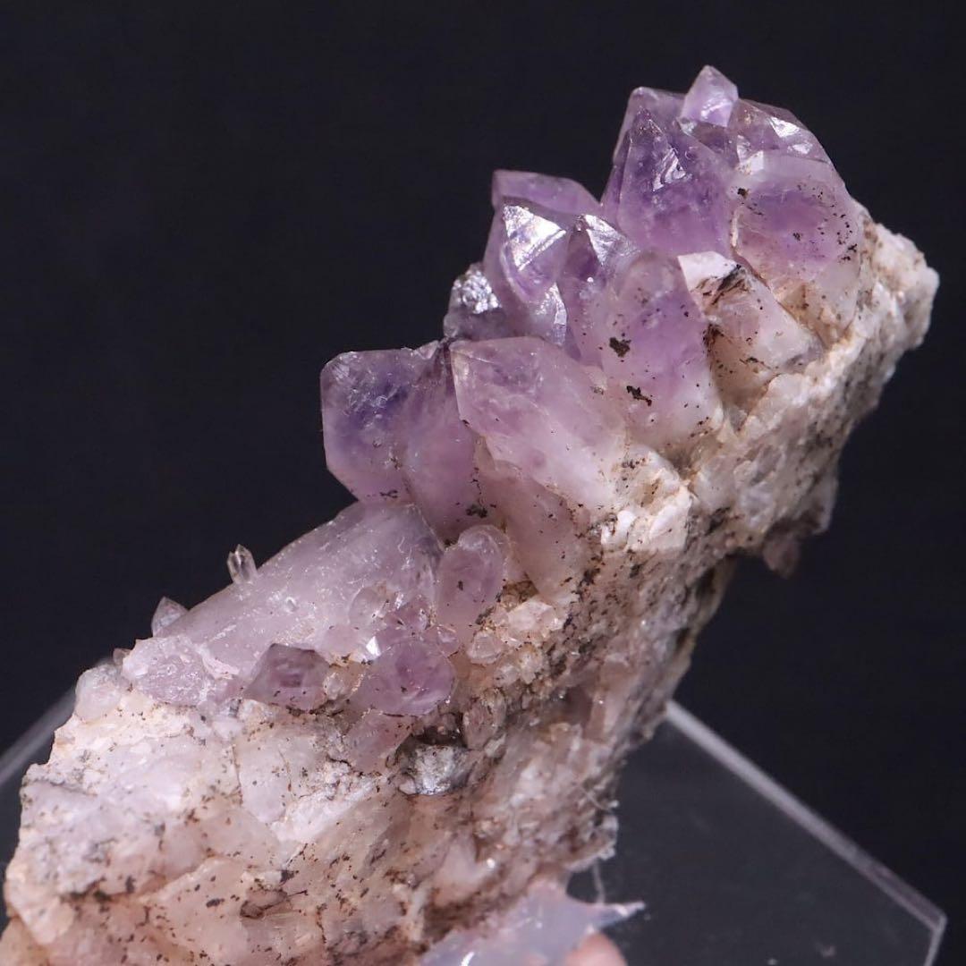 アメジスト 紫水晶 クォーツ 74.9g AMT279 鉱物　原石　天然石