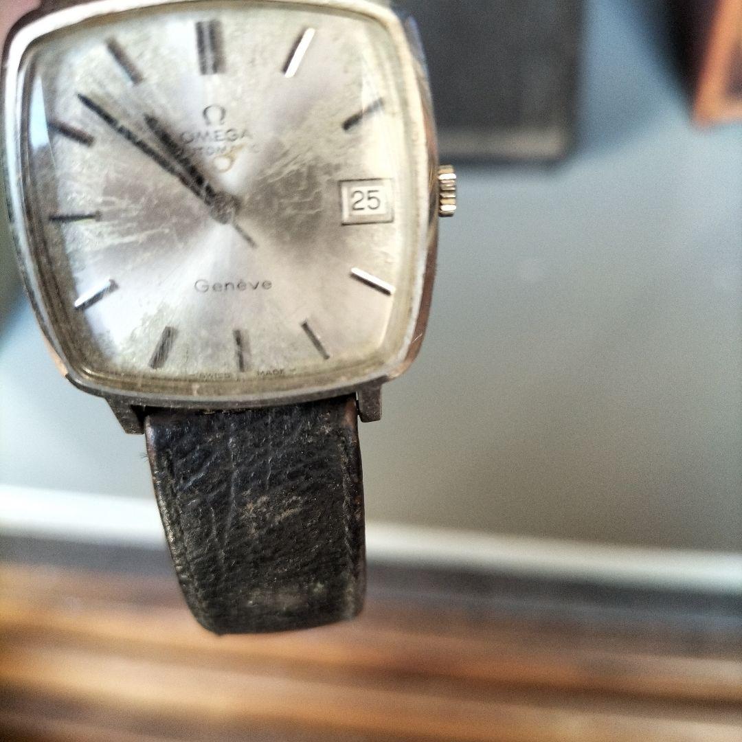 A*i様 OMEGA Geneve シルバー レザーバンド 時計
