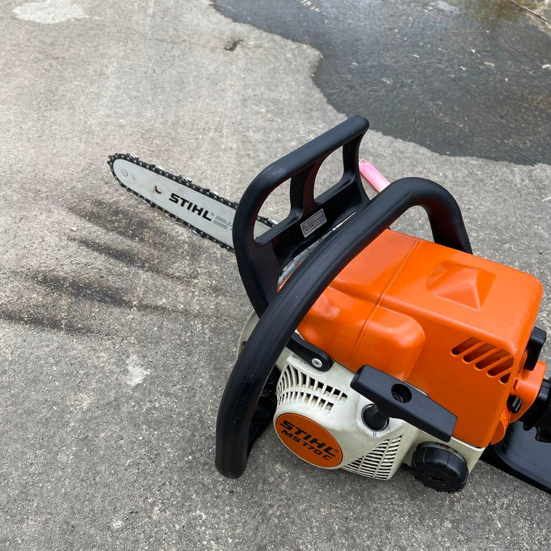STIHL エンジン チェンソー MS170C長期倉庫保管の為ジャンク品扱い)