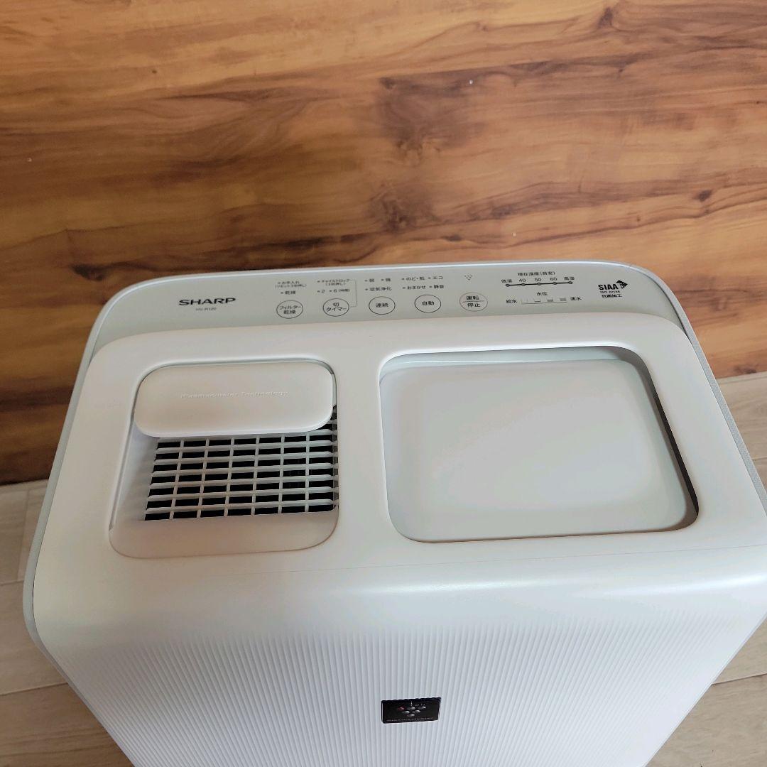 SHARP 加熱気化式加湿器 HV-R120-W ホワイト 2022年製