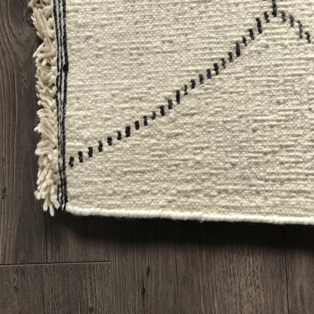 モロッコの伝統的な ラグ ラグマット ベニワレン風 100x150cm A 北欧