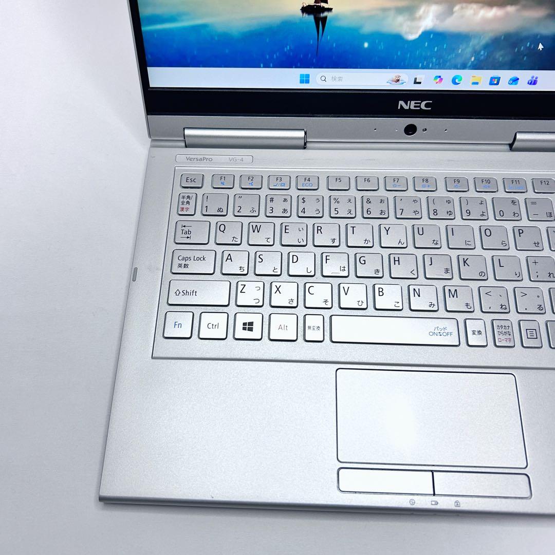 【2in1・バッテリー超良好】NEC｜タッチ対応・Core i5・SSD搭載