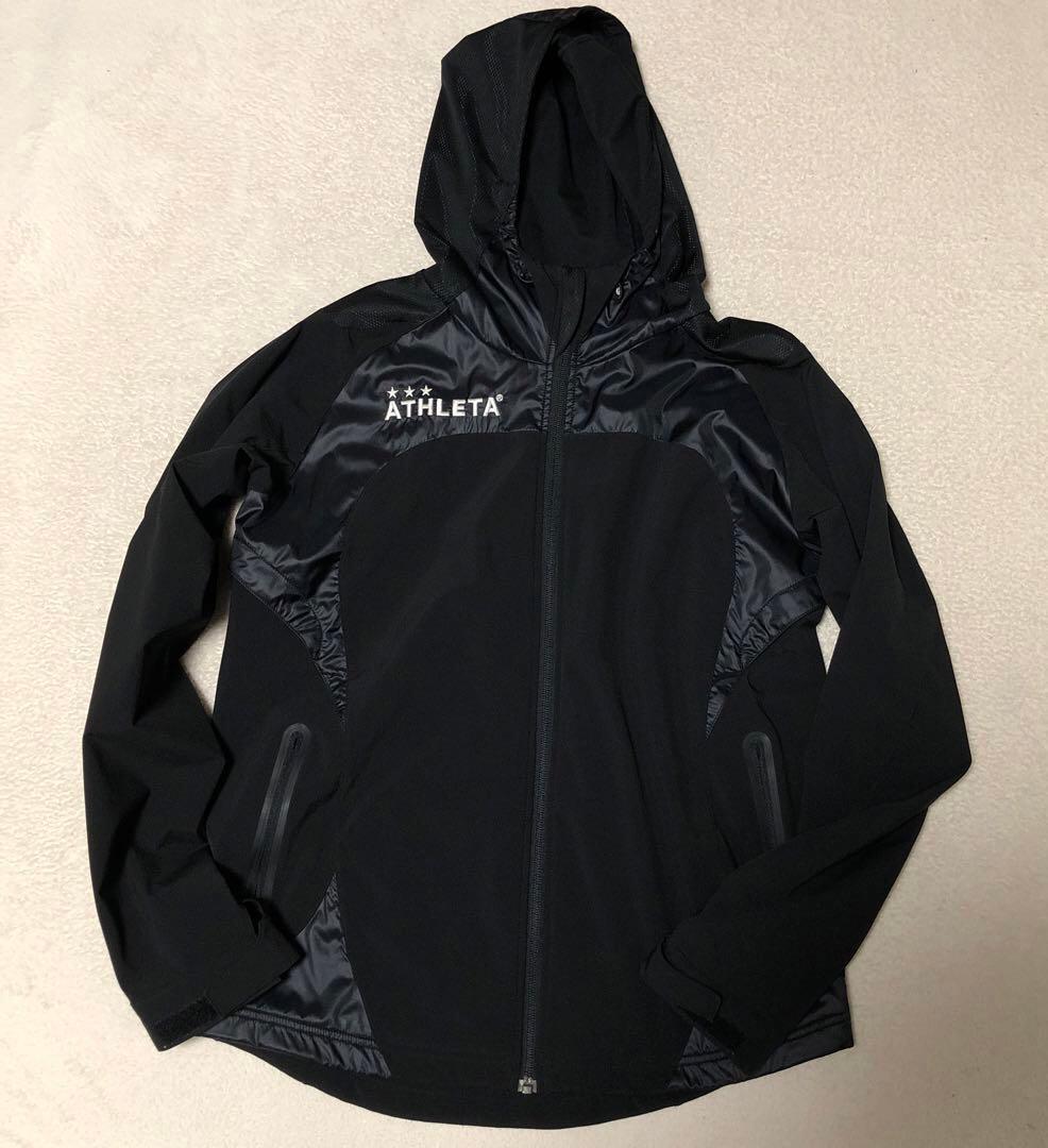 美品　ATHLETA ウインドブレーカー上下　セットアップ　防寒　ブラック　M