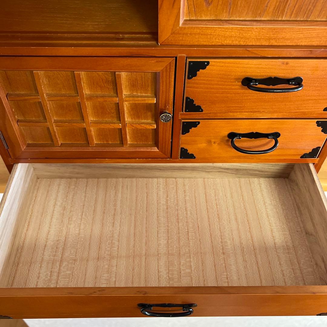 小箪笥 民芸家具 和家具 からくり箪笥 レトロ 戸棚 引き出し