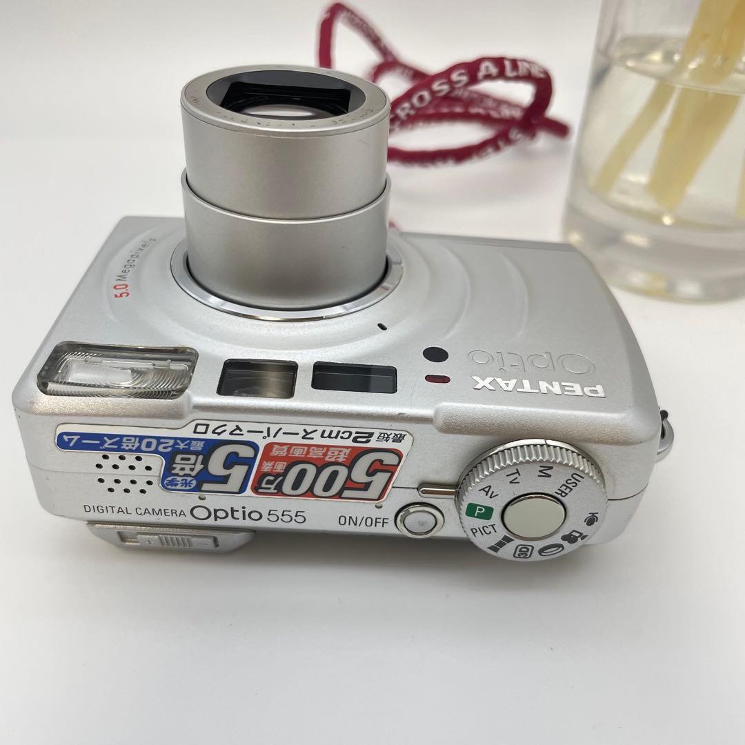 スマホ転送OK✨PENTAX Optio 555✨動作確認済 CCD デジカメ♪