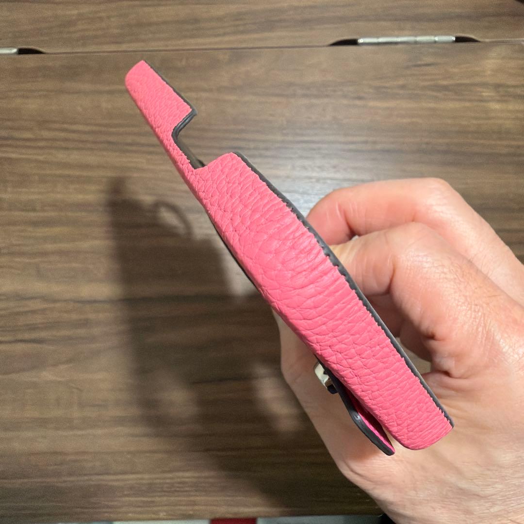 BONAVENTURA ピンク スマホケース iPhone14 ボナベンチュラ