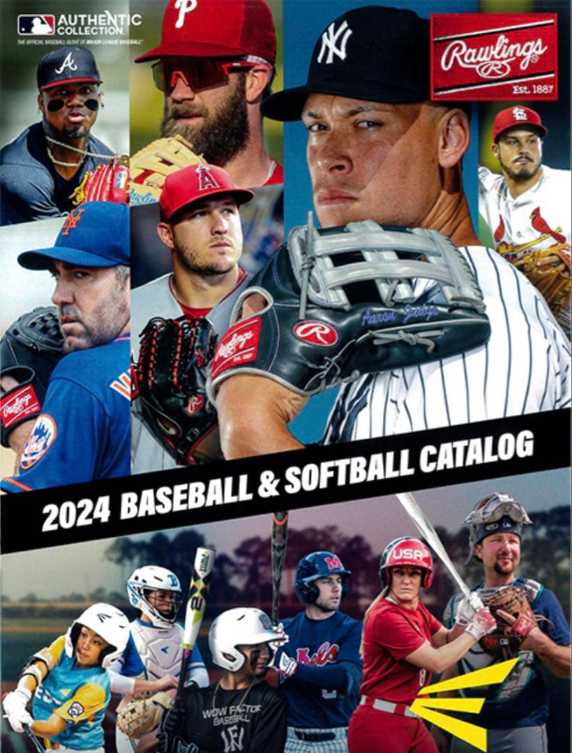 ローリングス　軟式用グローブ　新品未使用　　限定モデル　MLBモデル　右投げ用