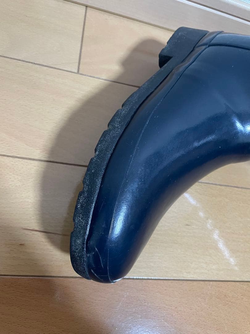 HUNTER ネイビー キルティング長靴