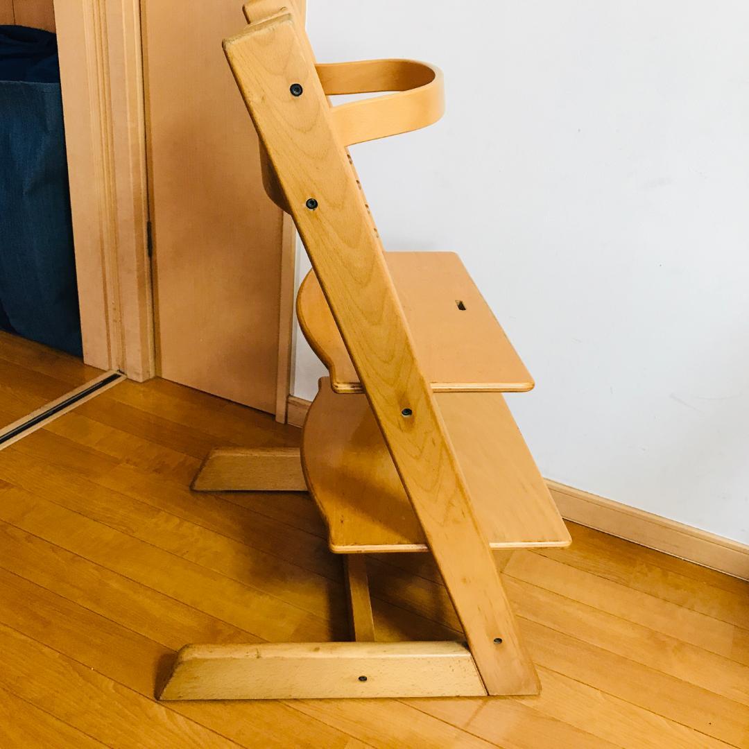 ２台　ストッケトリップトラップ　旧型　ベビーチェア　ハイチェア　シリアル無し