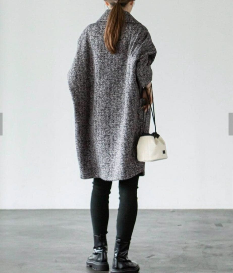 ★美品★ コグザビッグスーモーク エリザベス ペンタゴン コート グレー