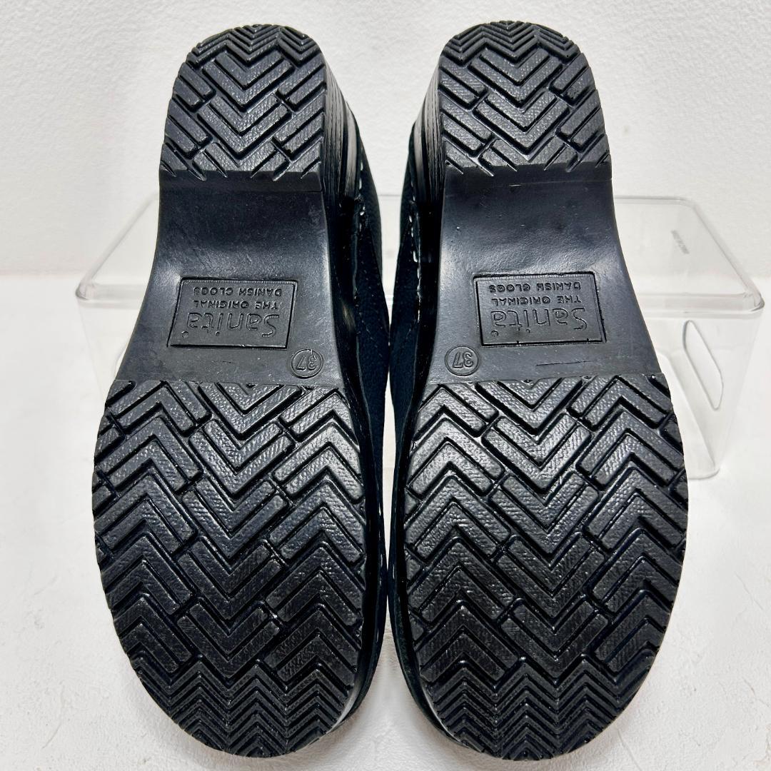 ✨極美品✨ 【Sanita】プロフェッショナル クロッグサンダル ブラック 37