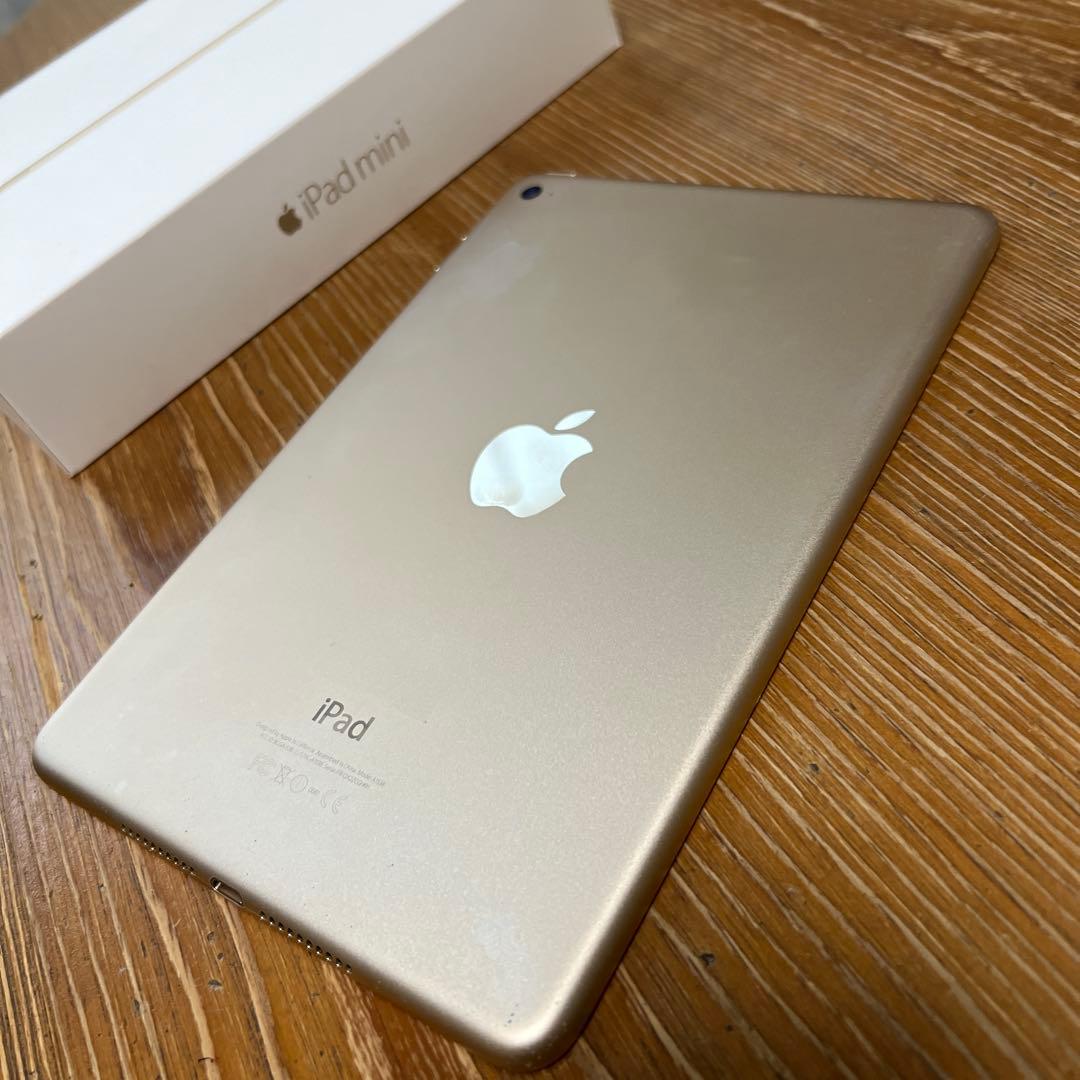 美品★iPad mini4ゴールド 本体 64G Wi-Fiモデル★