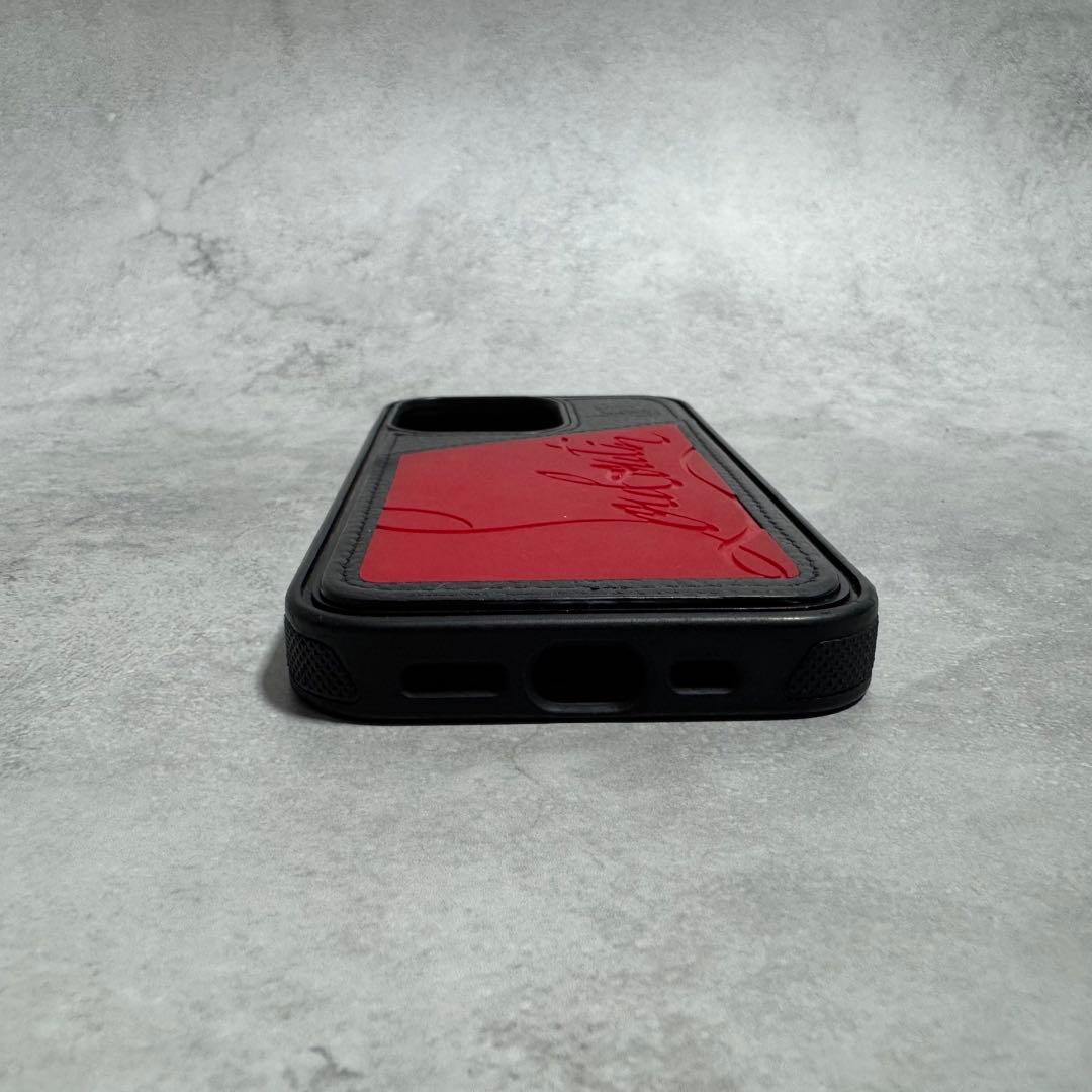 ✨美品✨クリスチャンルブタン iPhone13Proケース ラバー レザー