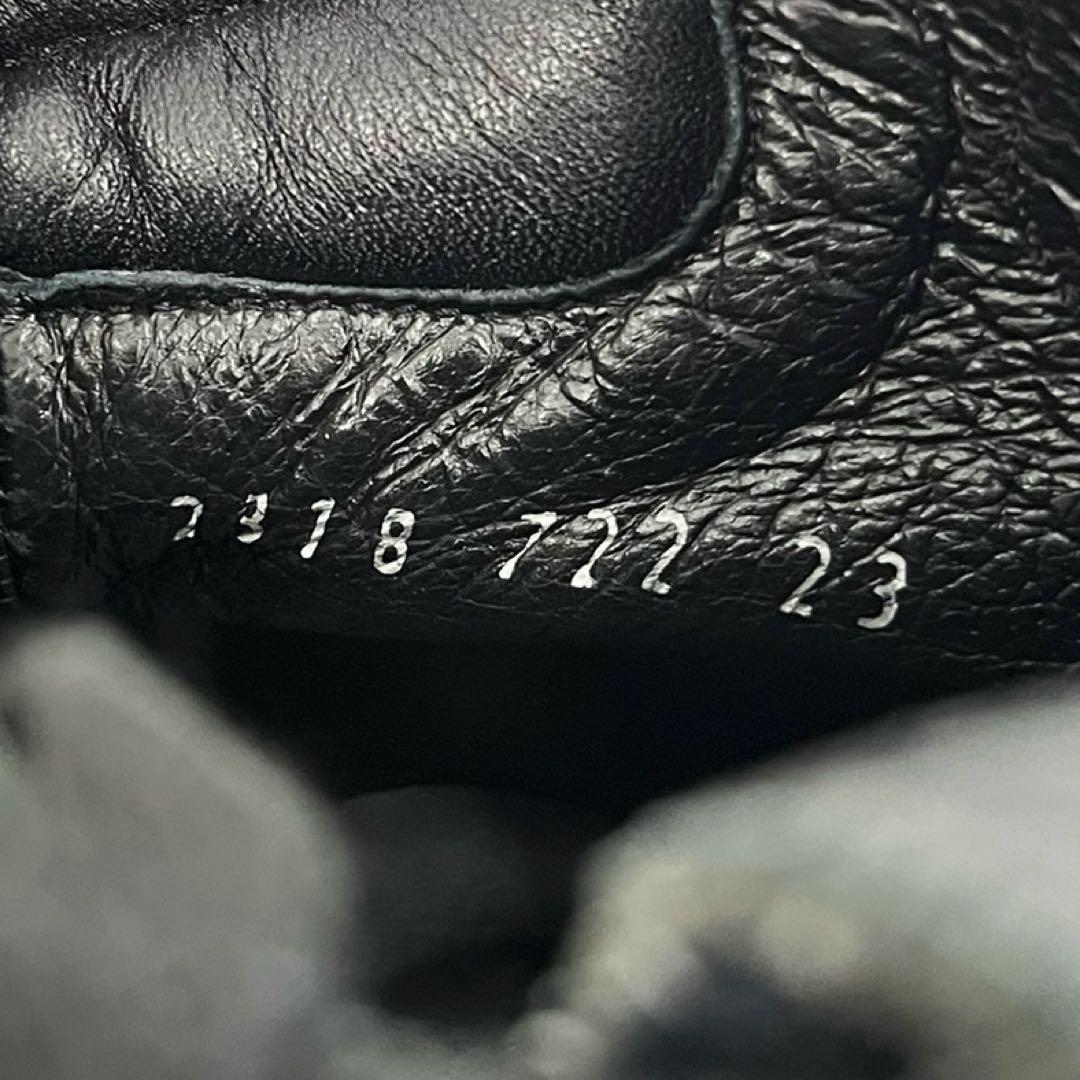 【美品】◾️ベリーボタン◾️アンクルブーツ◾️レースアップ◾️超厚底◾️本革◾️ブラック