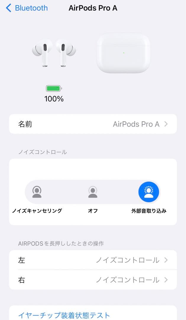 Apple製AirPods Pro 第1世代 動作確認済｜傷ありB