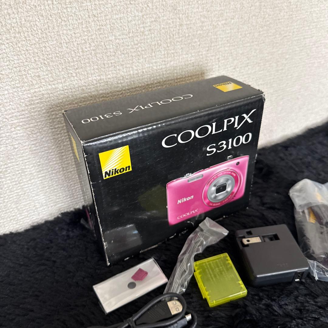 Nikon COOLPIX S3100 コンパクトデジタルカメラ　ピンク