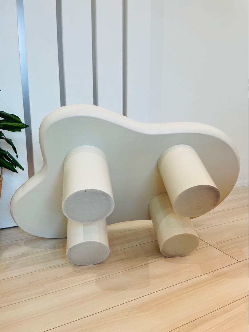 クラウド　コーヒーテーブル、リビングルーム用　ホワイト　コーヒーテーブル