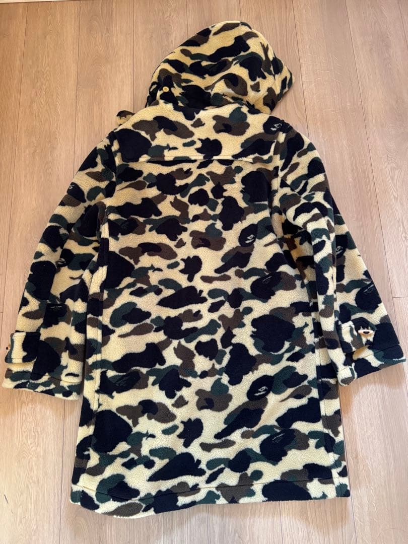A BATHING APE カモフラージュ ダッフルコート　初期M美品