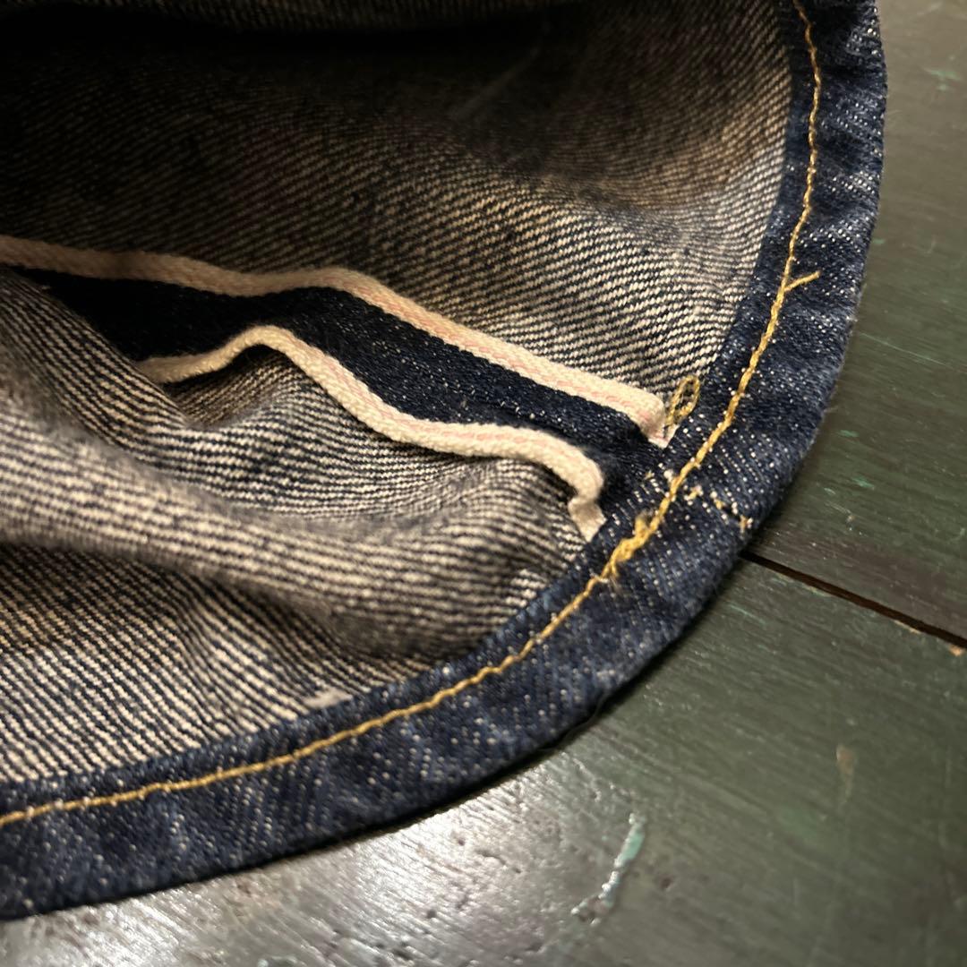 90s USA製 RRL シンチバック　デニムパンツ