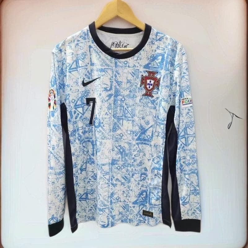 2024 ポルトガル代表 RONALDO 7 長袖 シャツ ロナウド