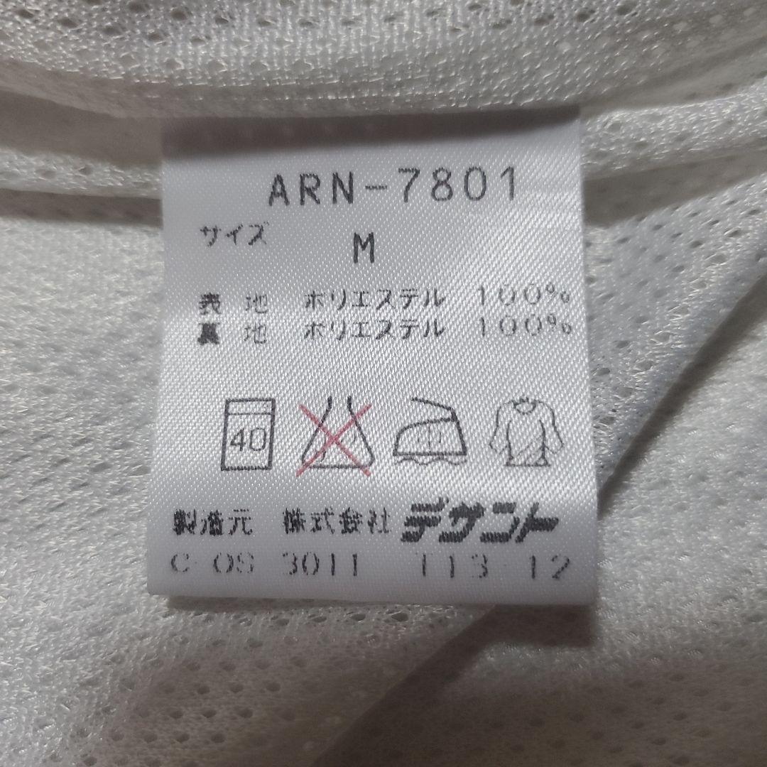【希少】arena　フード付ナイロンジャケット　デサント製　M　テープロゴ