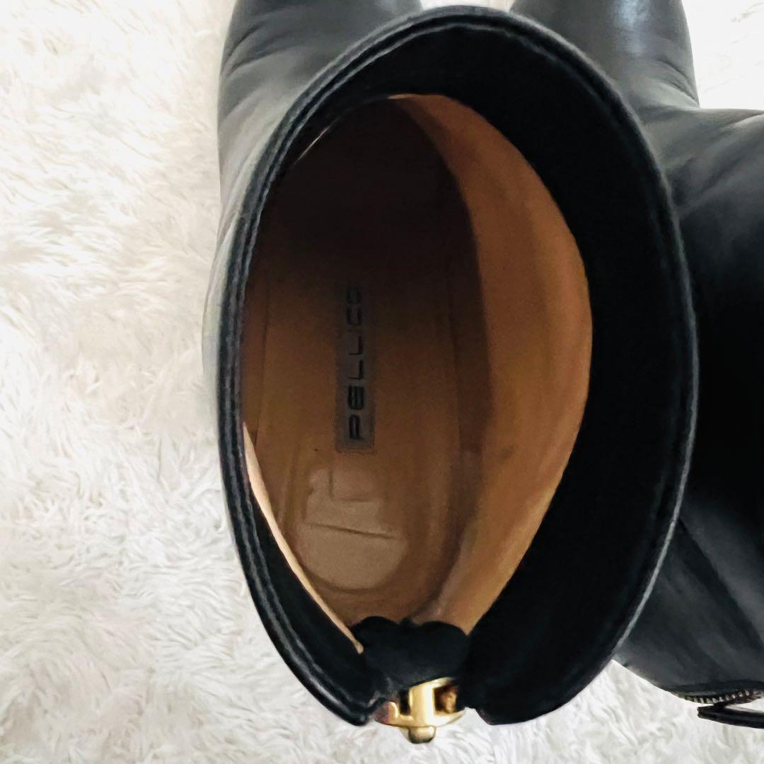 PELLICO　ペリーコ 36.5 ブラック ショートブーツ