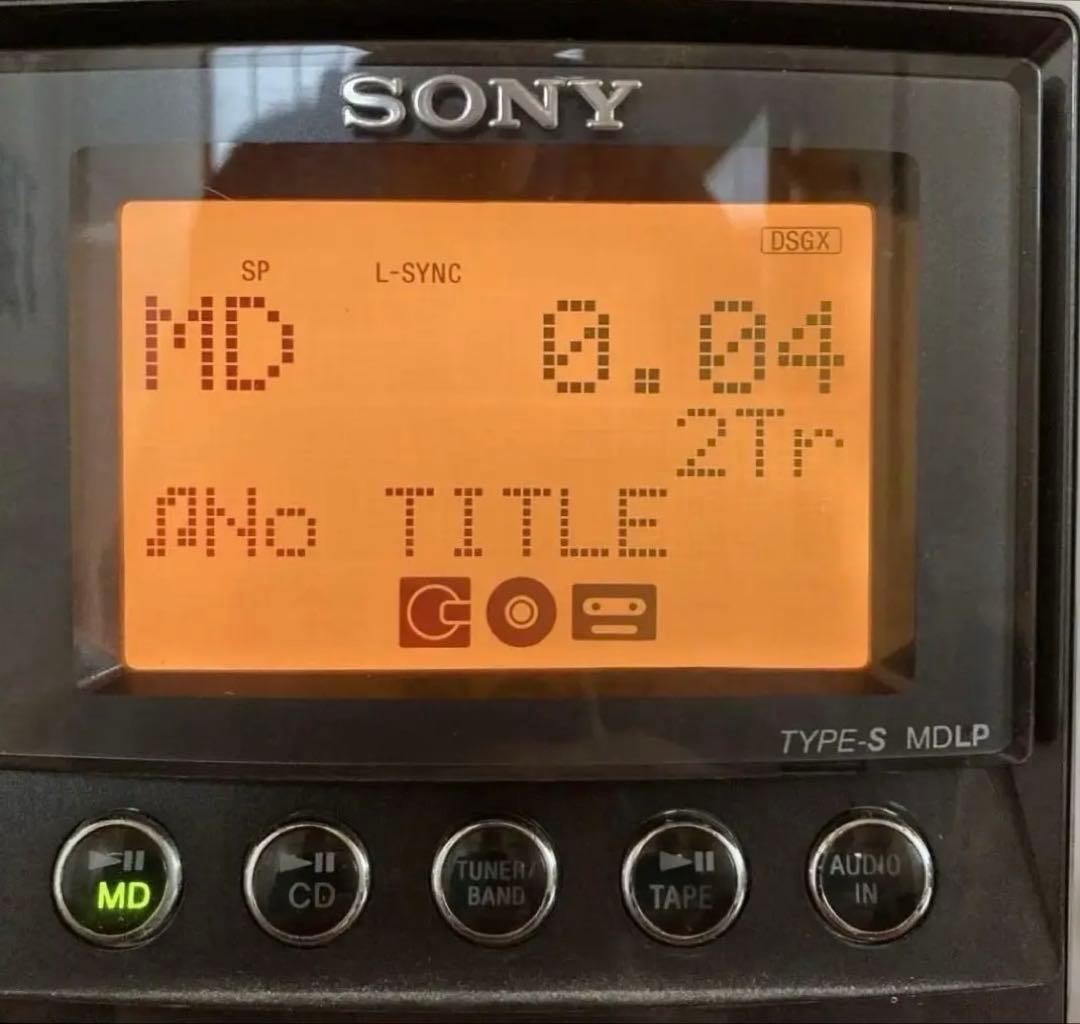 SONY MDシステムステレオ　CMT-M3 (HCD-M3)メンテナンス済み