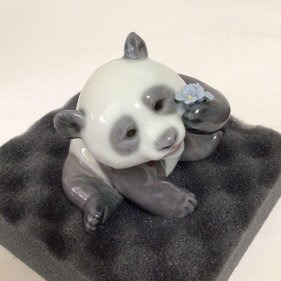 LLADRO パンダ 置物 陶器製　高級　ブランド　人気