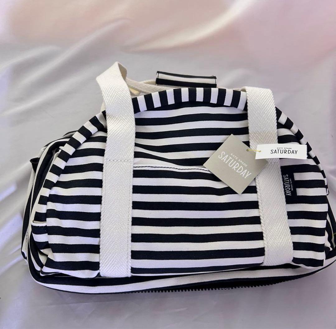 ★KATESPADE★ケイトスペード サタデー バッグ ボーダー ショルダー S