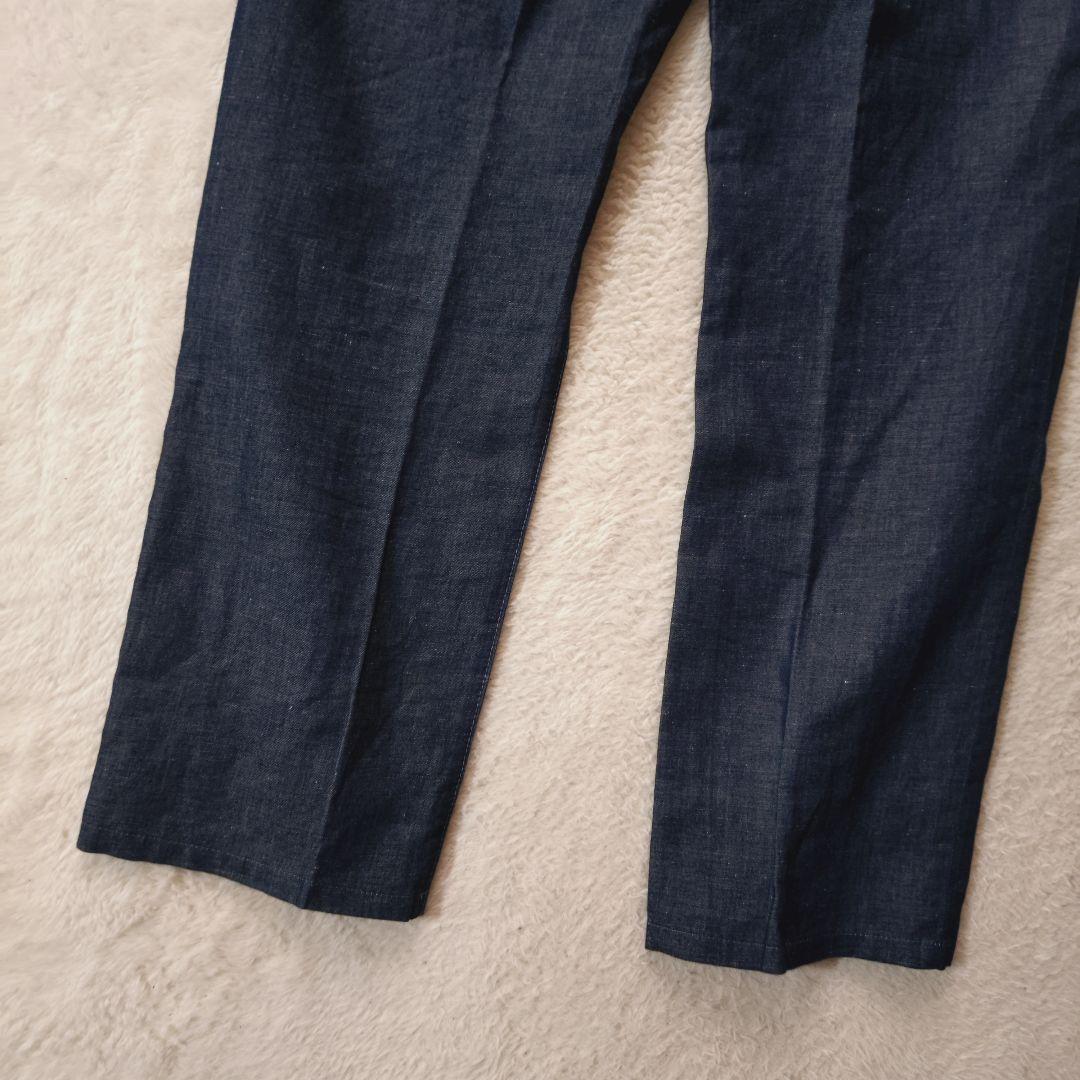 美品 Brioni DENIMCOLLECTION リネン スラックス デニム