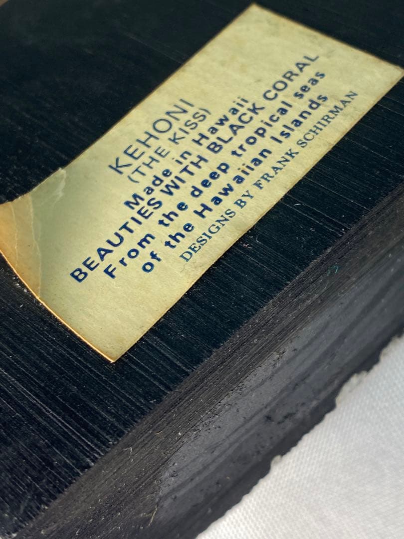 1607❣️ frank schirman THE KISS 黒珊瑚　2点セット