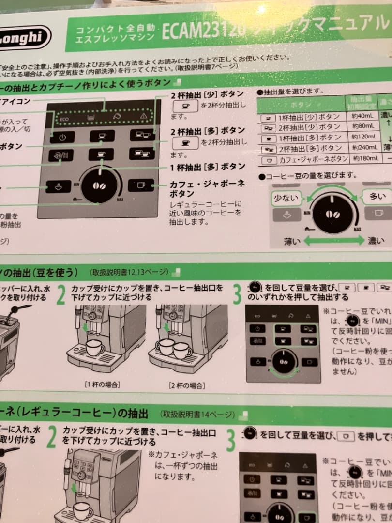 デロンギ マグニフィカS 全自動エスプレッソマシン 家庭用 ECAM23120