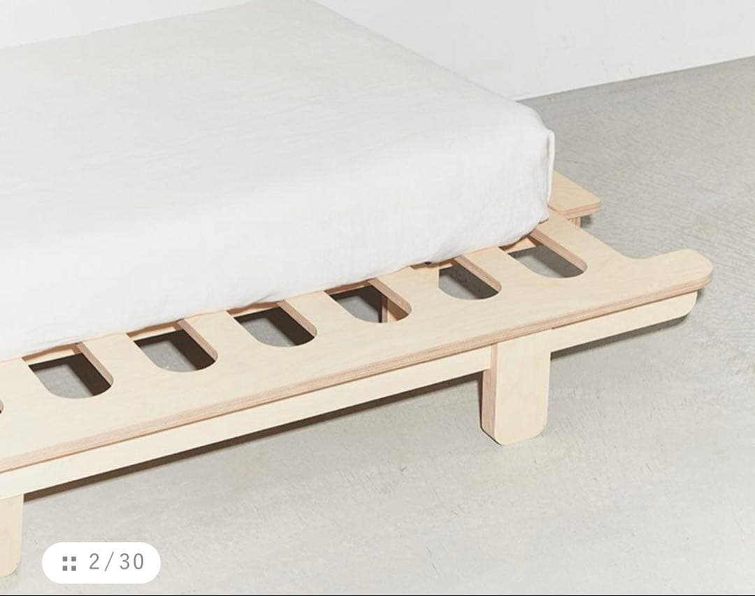 1/23まで【美品】アクタス Actus Back & Forth ベッド