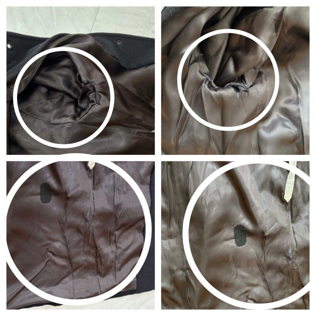 【白タグ・ピュアバージンウール】マックスマーラ　フーデッドコート　38サイズ