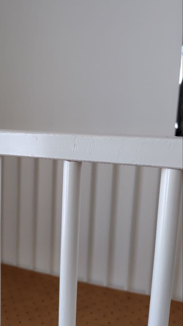 日本製ベビーベッド ハイベッド パル ホワイト 石崎家具