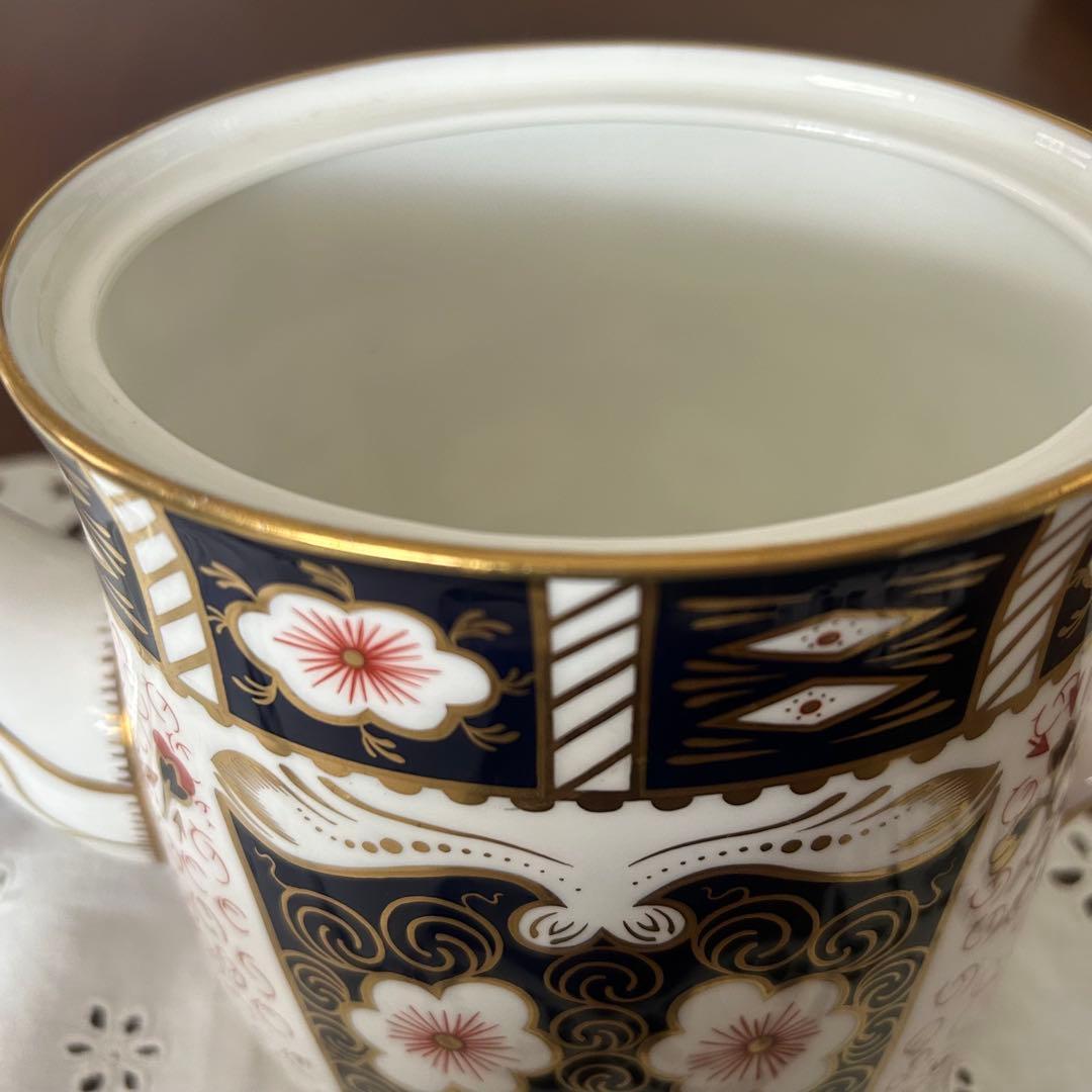 【廃盤】ロイヤルクラウンダービー トラディショナルイマリ ポット 未使用品