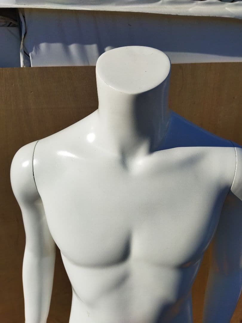 男性用マネキン トルソー 約53×50×H180cm　人形　等身大