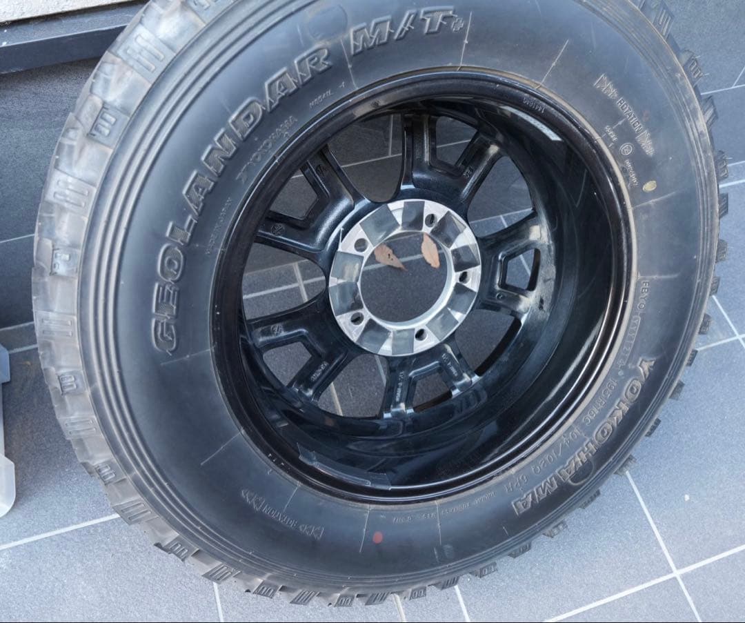 ジムニー背面タイヤ用　GEOLANDAR M/T 16インチセット