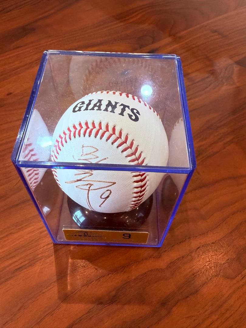 亀井善行 直筆サインボール シーズンシートオーナー限定 ジャイアンツ 非売品