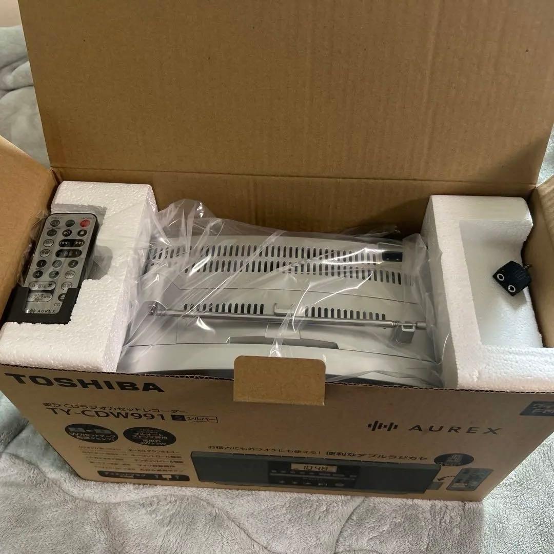 (10/23 最終値下げ！)東芝CDラジオカセットレコーダー　新品未使用