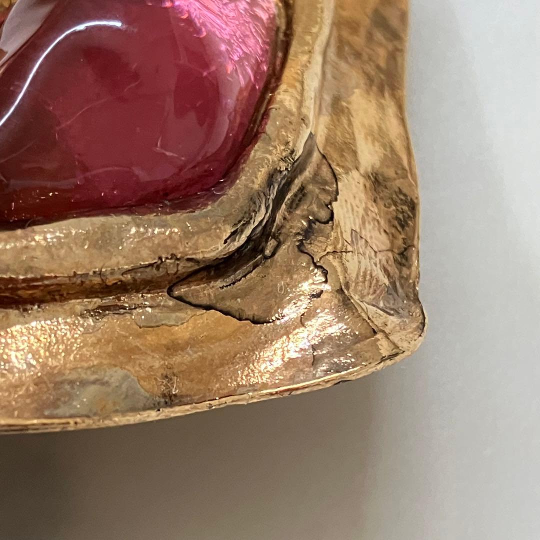 Yves Saint Laurent✨イブサンローラン　ブローチ　カラーストーン