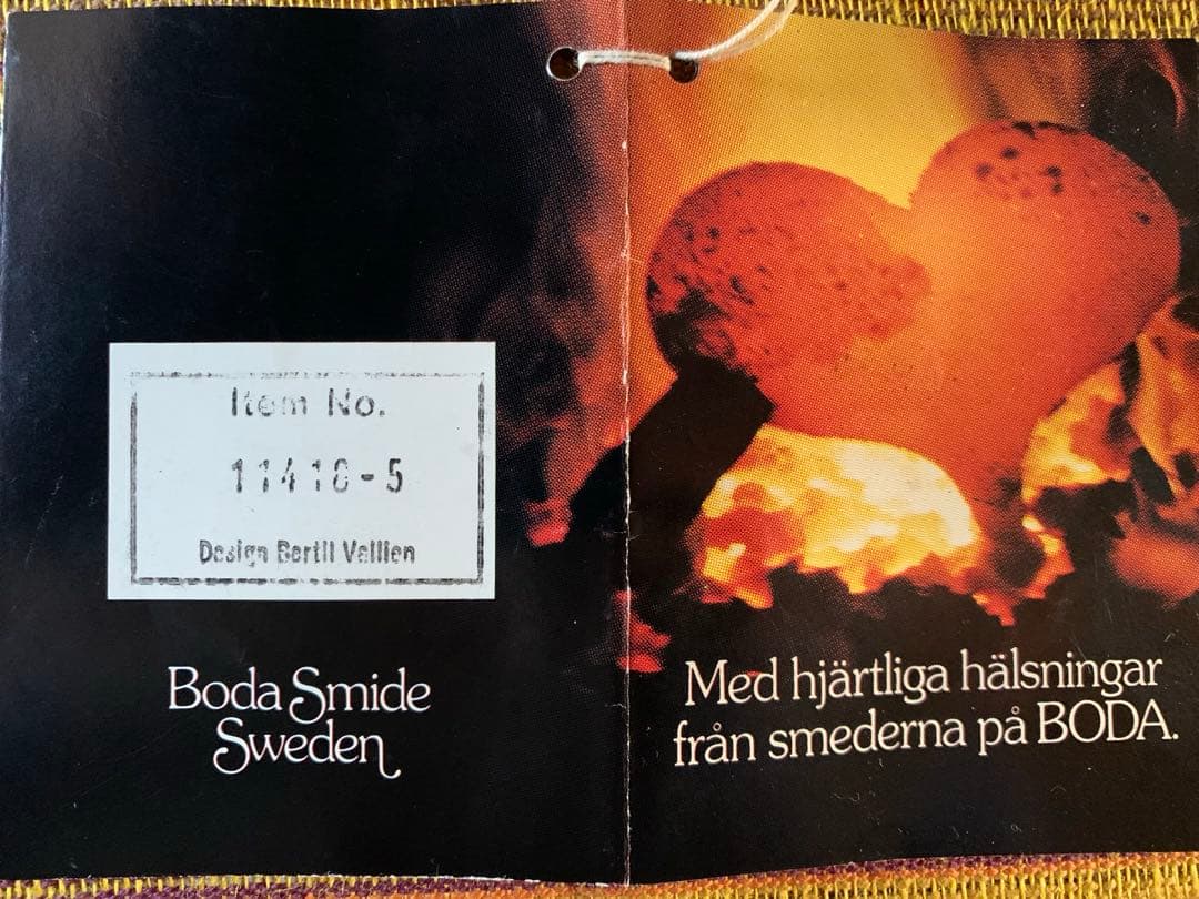 ボダスミド社　ビンテージキャンドルスタンド ・バーティル・ヴァリーン作・花器に！