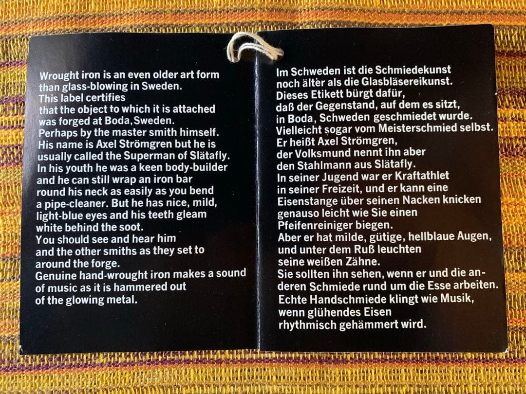 ボダスミド社　ビンテージキャンドルスタンド ・バーティル・ヴァリーン作・花器に！