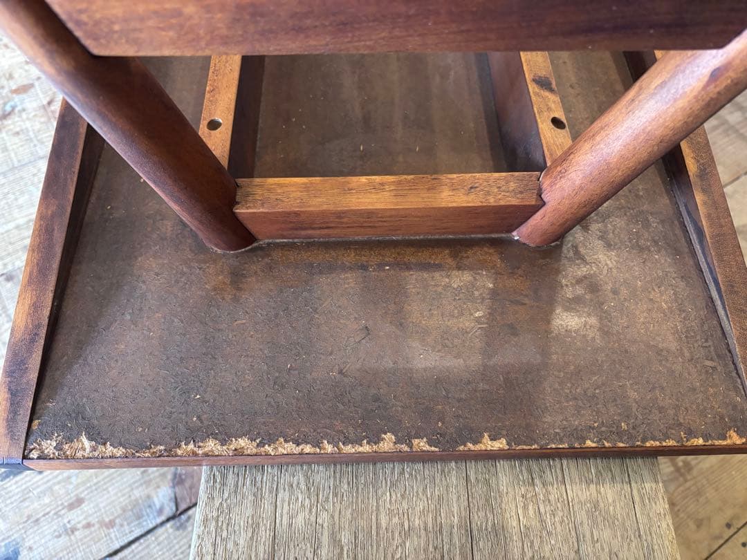 ソファテーブル　ローテーブル　センターテーブル　飾り台　格子荷台付き　オイル仕上