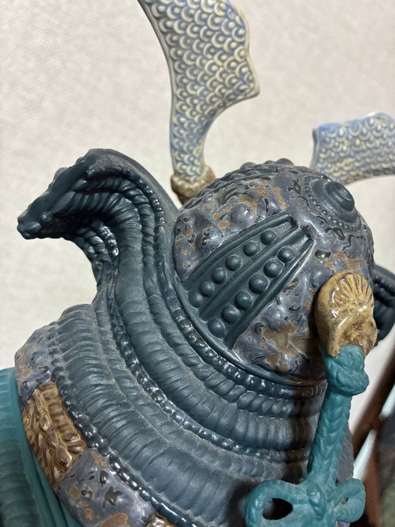 リヤドロ　若武者　五月人形　難あり